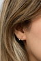 Heliophilia Silver Pendientes de Plata de Ley 925 con Oro Rosa y Circón